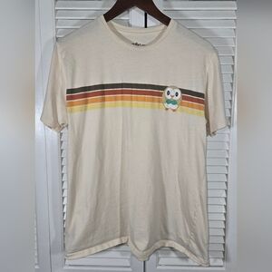Pokémon Box Lunch Short Sleeve Mimikyu Retro Stripe Design T Shirt Sz L